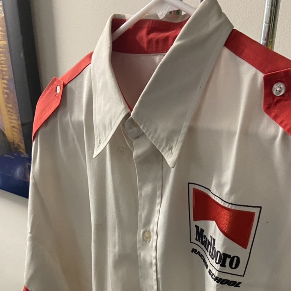 Marlboro Racing School Classic Pit Crew Shirt 2XL!!!